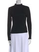 Veronica Beard Mock Neck Long Sleeve Top