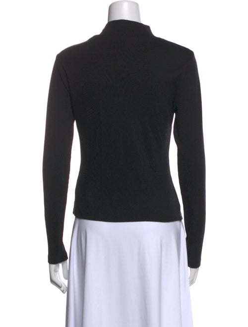 Veronica Beard Mock Neck Long Sleeve Top