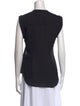 Veronica Beard Silk Crew Neck Top