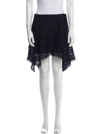 Veronica Beard Lace Pattern Knee-Length Skirt