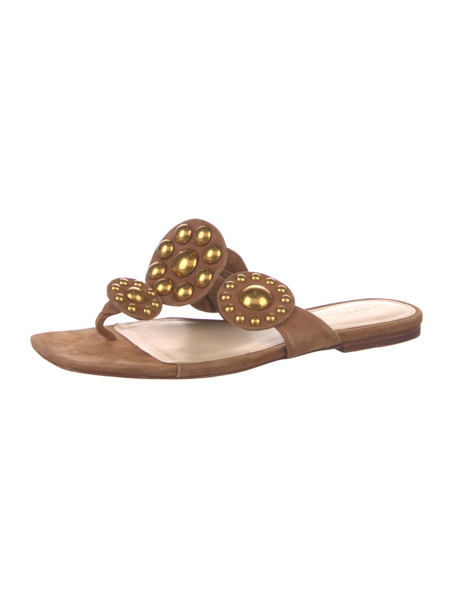 Veronica Beard Suede Floral Print Slides