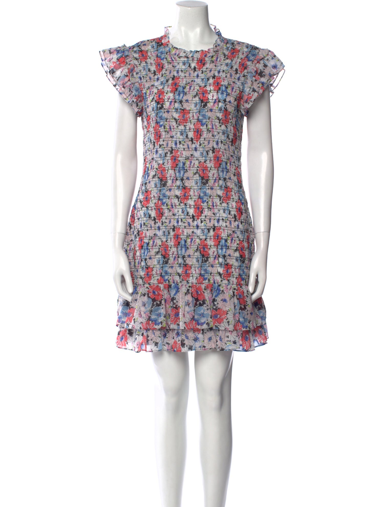 Veronica Beard Floral Print Mini Dress w/ Tags