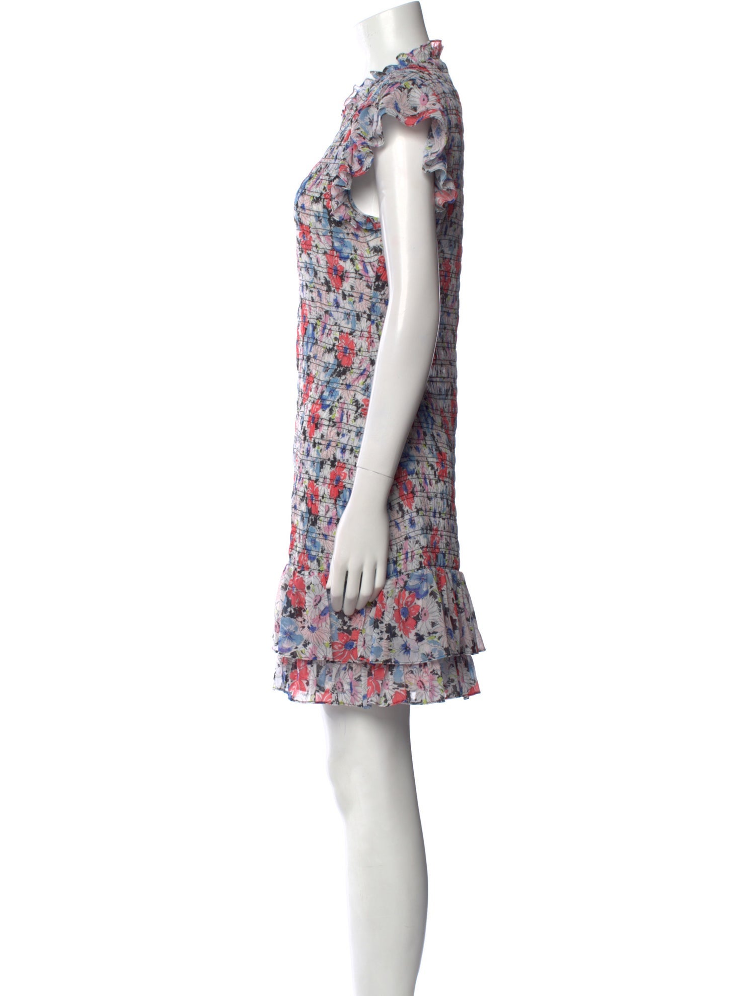 Veronica Beard Floral Print Mini Dress w/ Tags