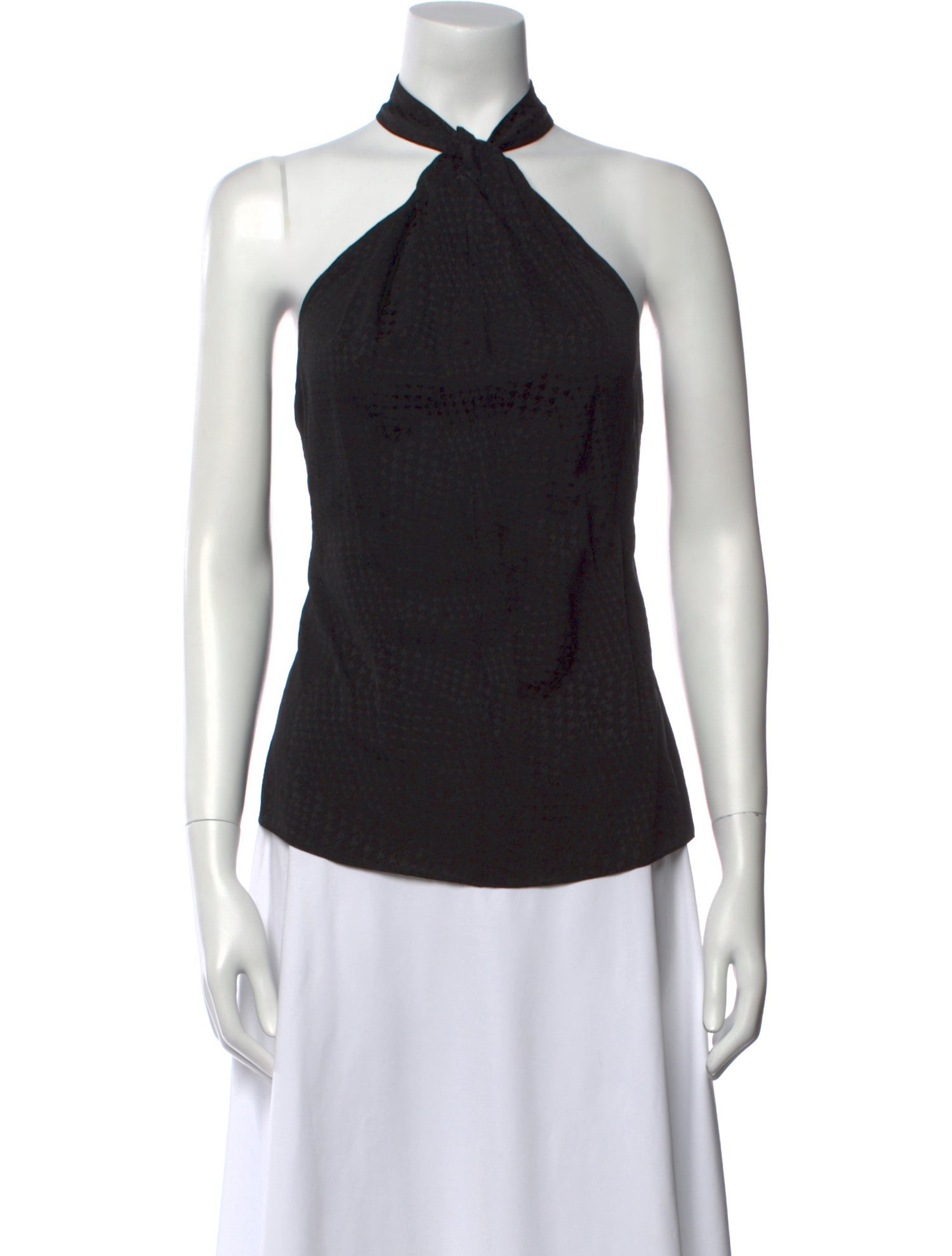 Veronica Beard Silk Halterneck Top