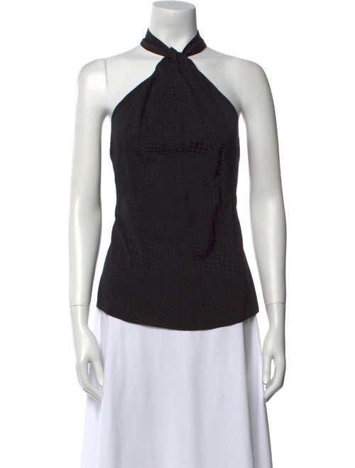 Veronica Beard Silk Halterneck Top