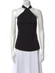 Veronica Beard Silk Halterneck Top