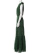 Veronica Beard V-Neck Long Dress
