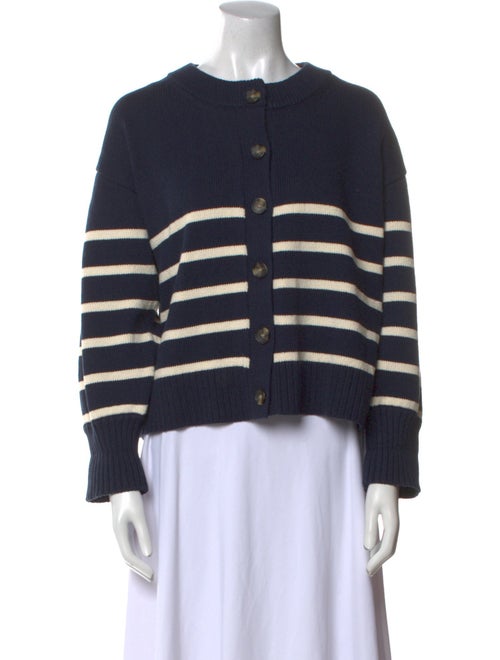 Veronica Beard Striped Crew Neck Sweater
