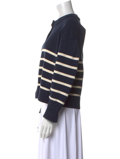 Veronica Beard Striped Crew Neck Sweater