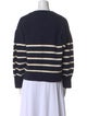 Veronica Beard Striped Crew Neck Sweater
