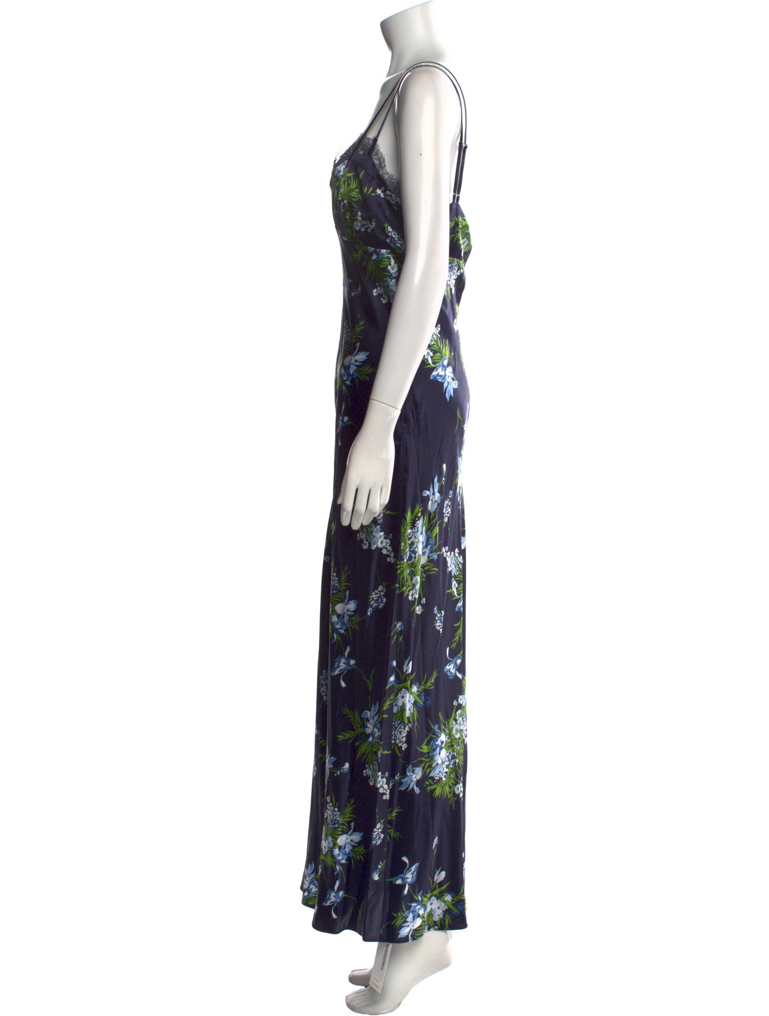 Veronica Beard Floral Print Long Dress