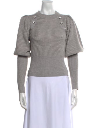 Veronica Beard Merino Wool Crew Neck Sweater