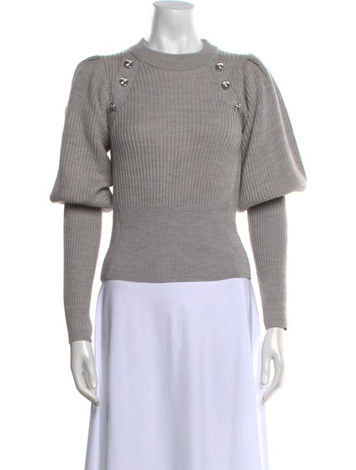 Veronica Beard Merino Wool Crew Neck Sweater
