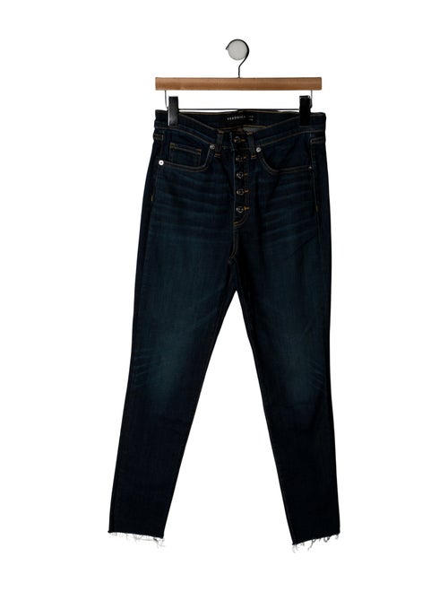 Veronica Beard Mid-Rise Skinny Leg Jeans
