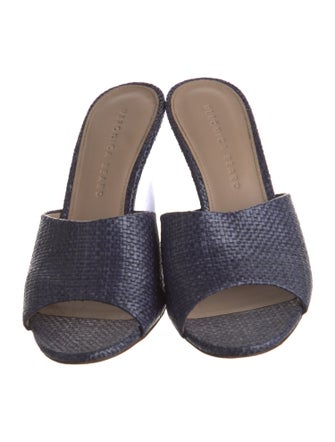 Veronica Beard Raffia Slides