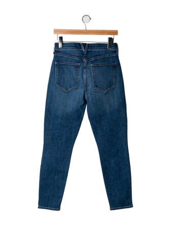 Veronica Beard Mid-Rise Skinny Leg Jeans