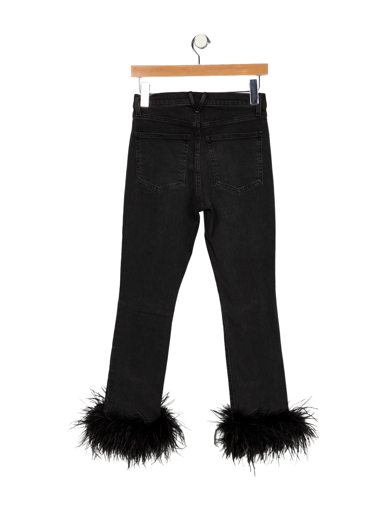 Veronica Beard Mid-Rise Straight Leg Jeans