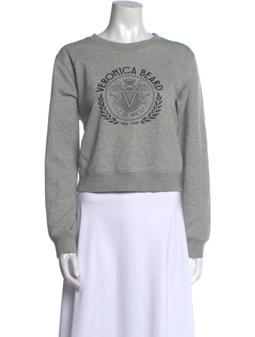 Veronica Beard Graphic Print Crew Neck Sweatshirt