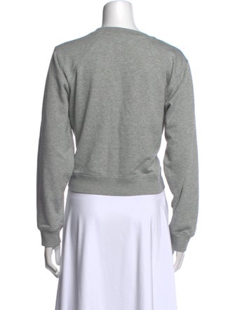 Veronica Beard Graphic Print Crew Neck Sweatshirt