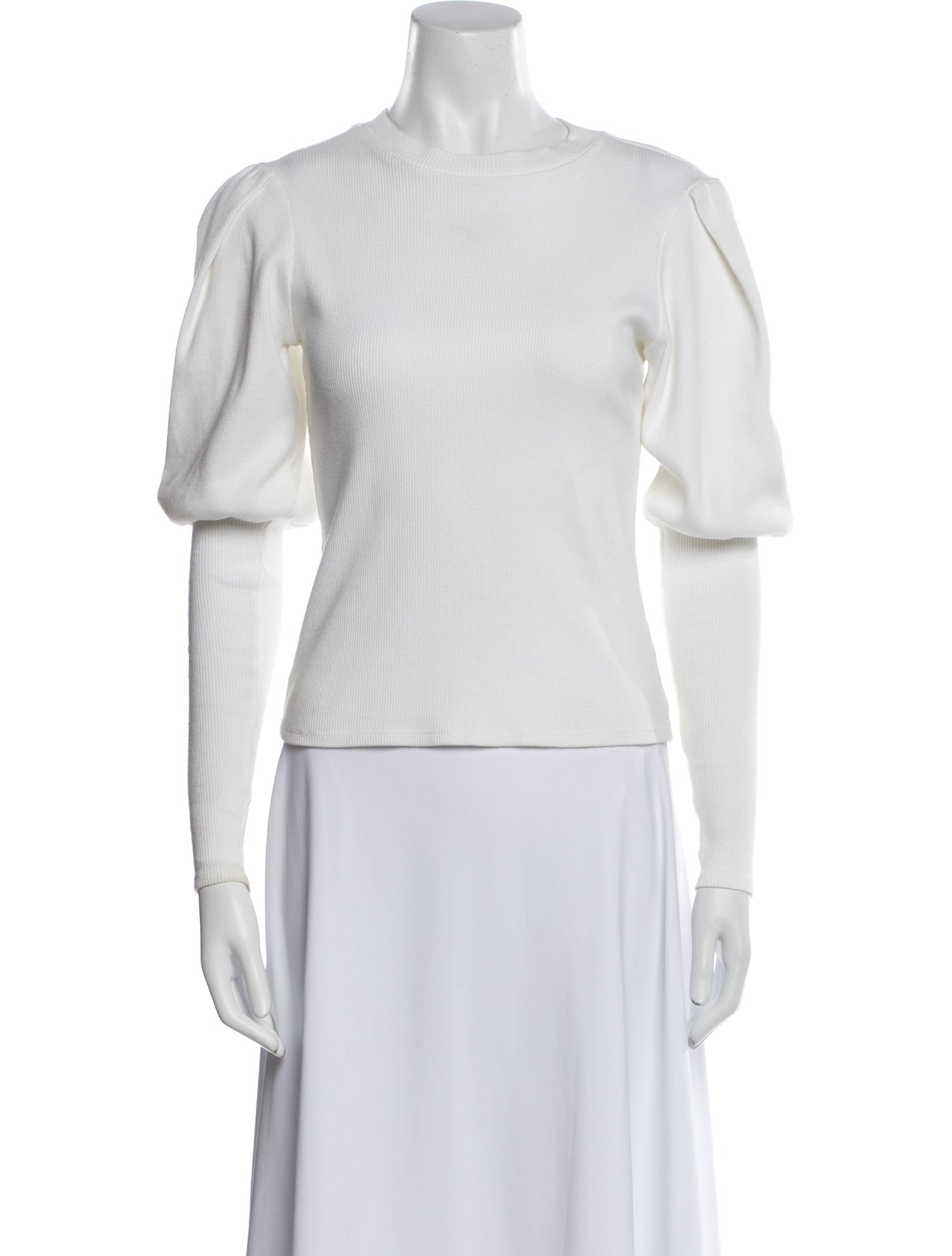 Veronica Beard Mock Neck Short Sleeve Top