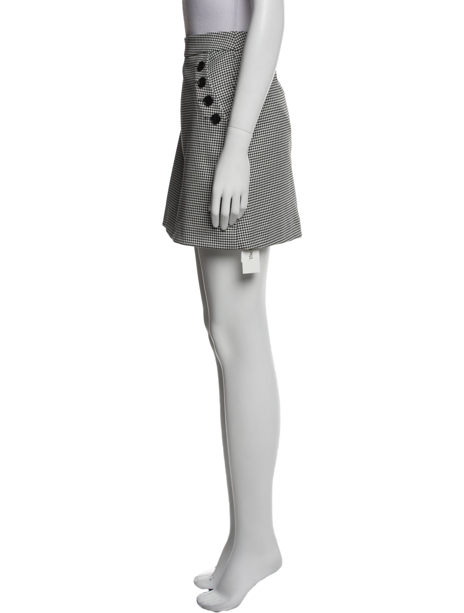 Veronica Beard Plaid Print Mini Skirt