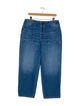 Veronica Beard High-Rise Straight Leg Jeans