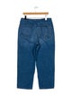 Veronica Beard High-Rise Straight Leg Jeans