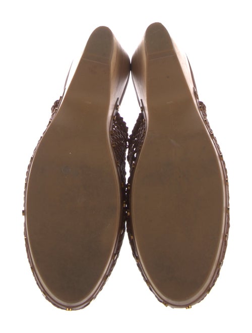 Veronica Beard Leather Studded Accents Mules