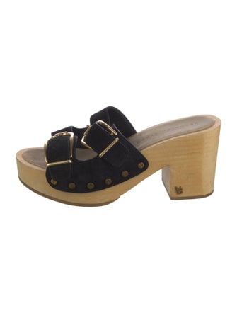Veronica Beard Suede Slides
