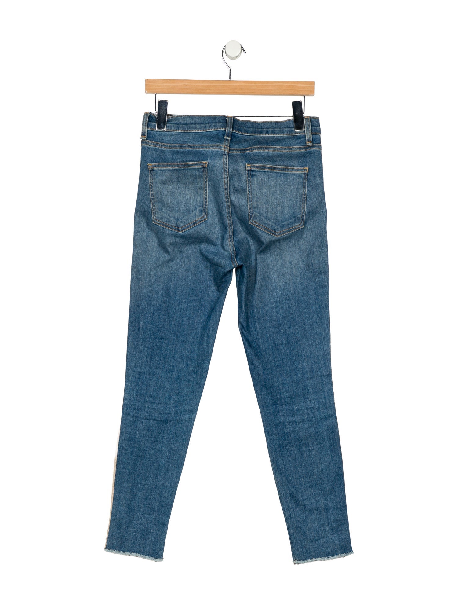 Veronica Beard Mid-Rise Skinny Leg Jeans