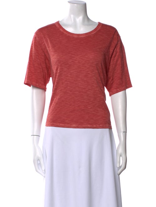 Veronica Beard Scoop Neck Short Sleeve T-Shirt