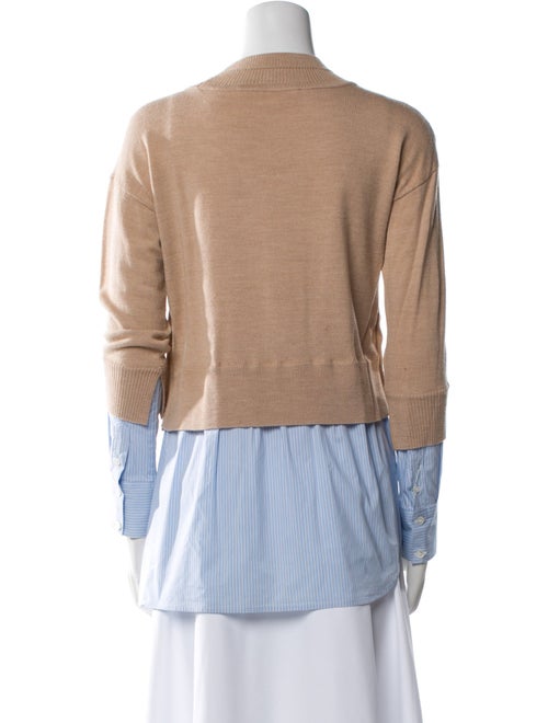 Veronica Beard Merino Wool Crew Neck Sweater