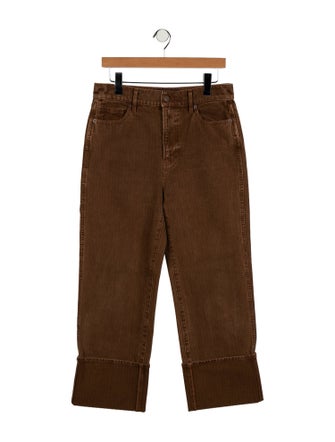 Veronica Beard High-Rise Wide Leg Jeans