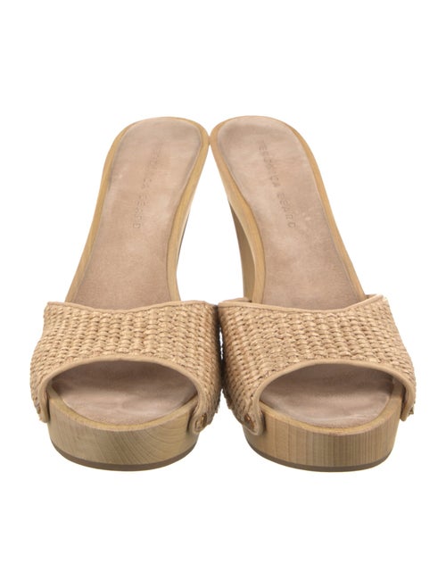 Veronica Beard Raffia Slides