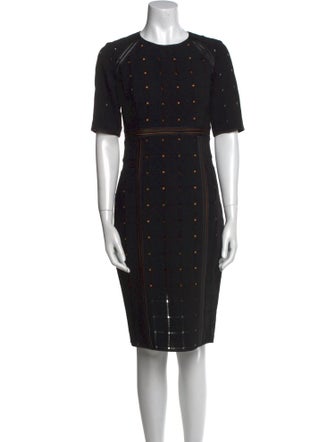 Veronica Beard Virgin Wool Knee-Length Dress