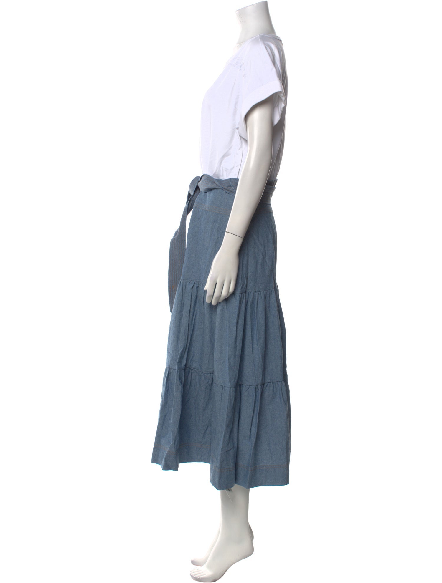 Veronica Beard Scoop Neck Long Dress