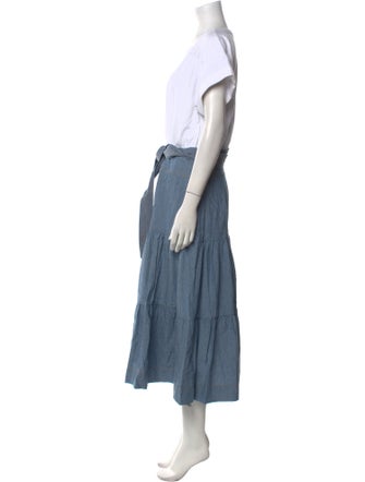 Veronica Beard Scoop Neck Long Dress