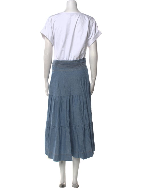 Veronica Beard Scoop Neck Long Dress