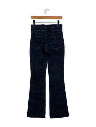 Veronica Beard High-Rise Wide Leg Jeans