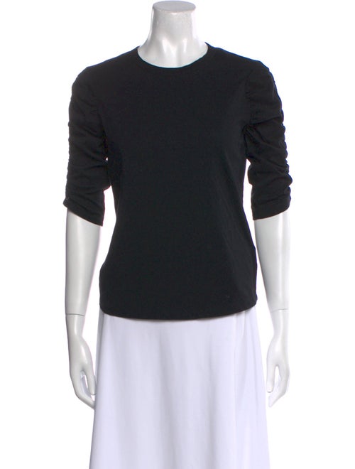 Veronica Beard Crew Neck Three-Quarter Sleeve T-Shirt