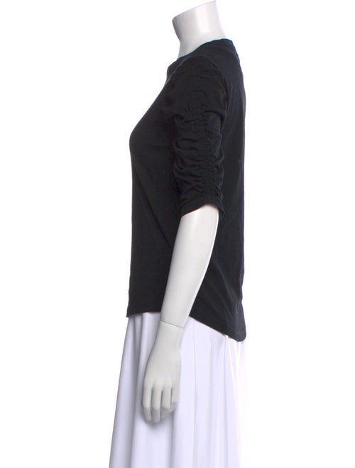 Veronica Beard Crew Neck Three-Quarter Sleeve T-Shirt