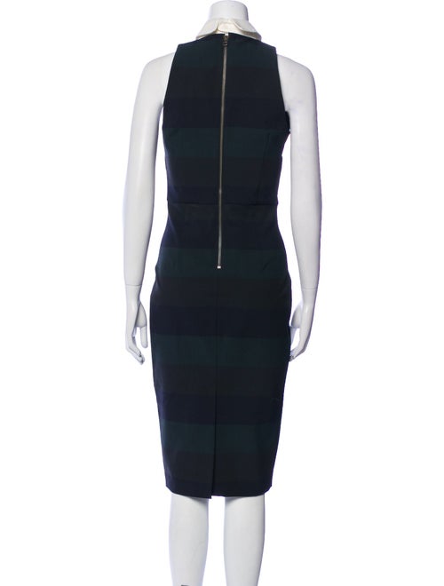 Veronica Beard Mock Neck Midi Length Dress