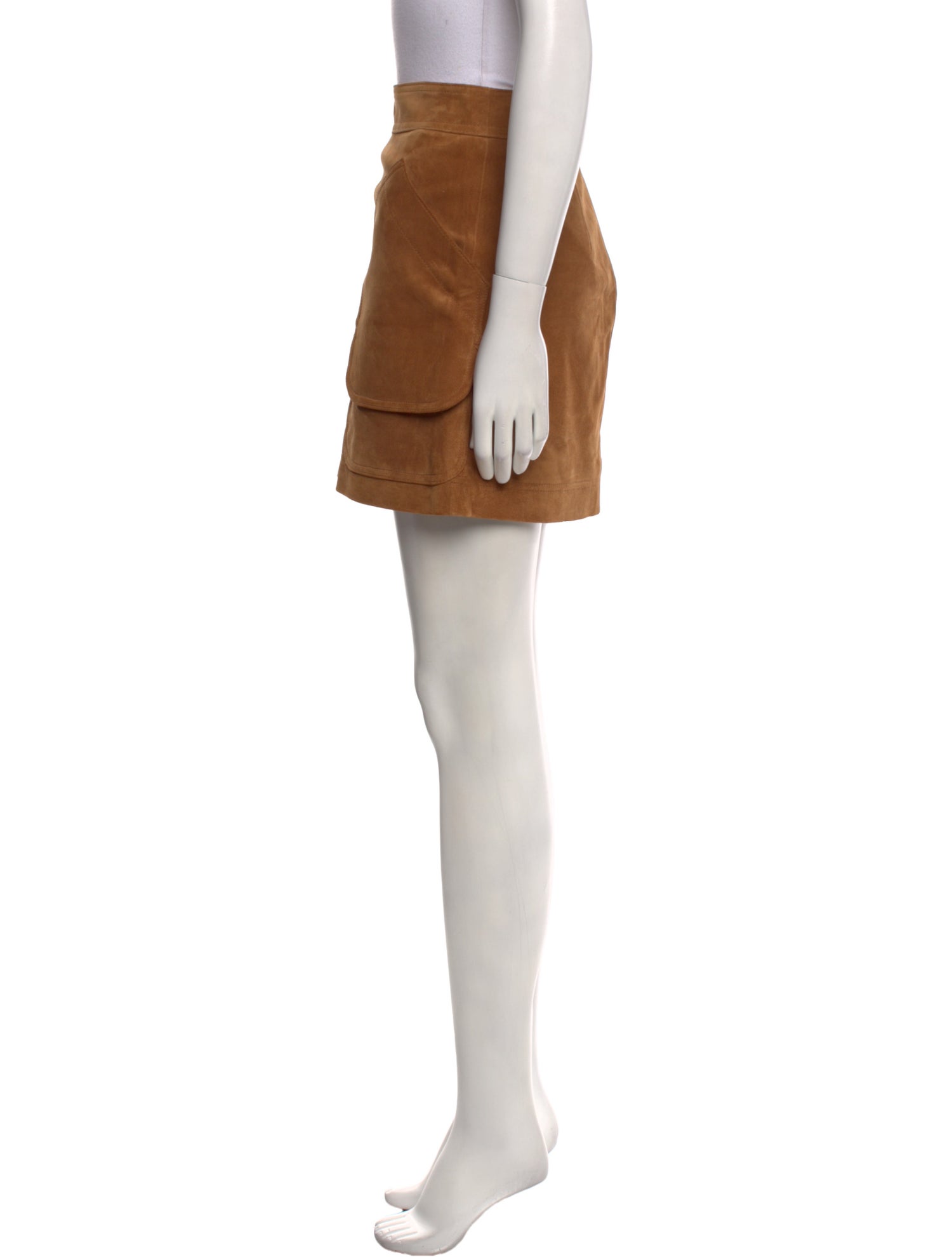Veronica Beard Suede Mini Skirt
