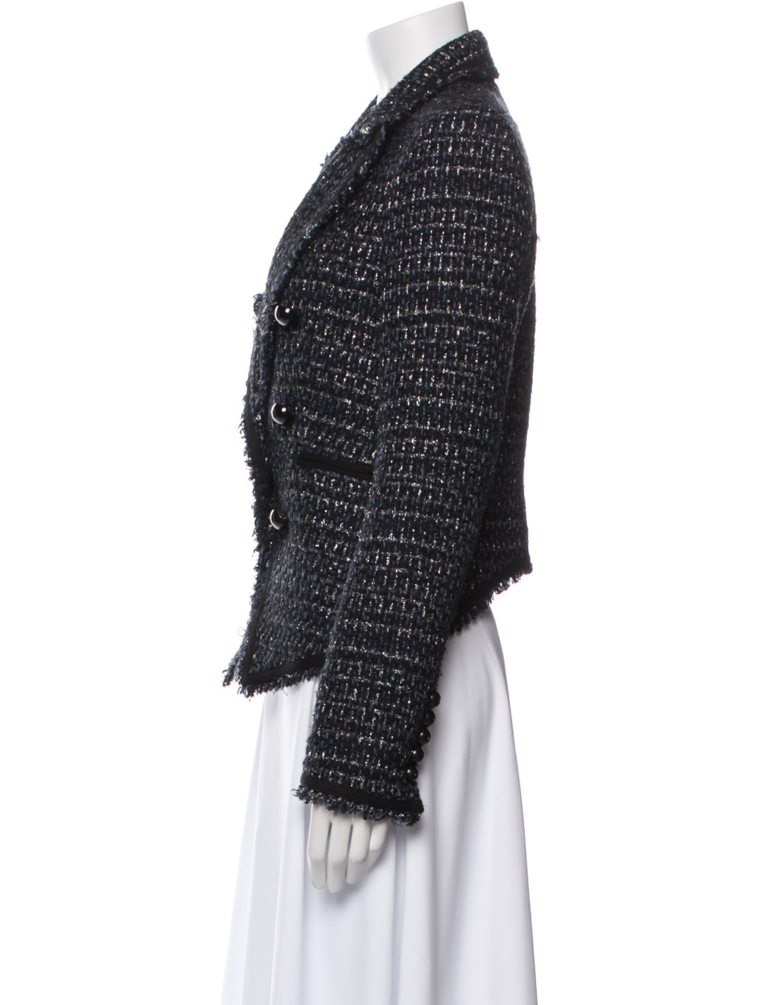 Veronica Beard Tweed Pattern Blazer