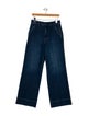 Veronica Beard High-Rise Wide Leg Jeans