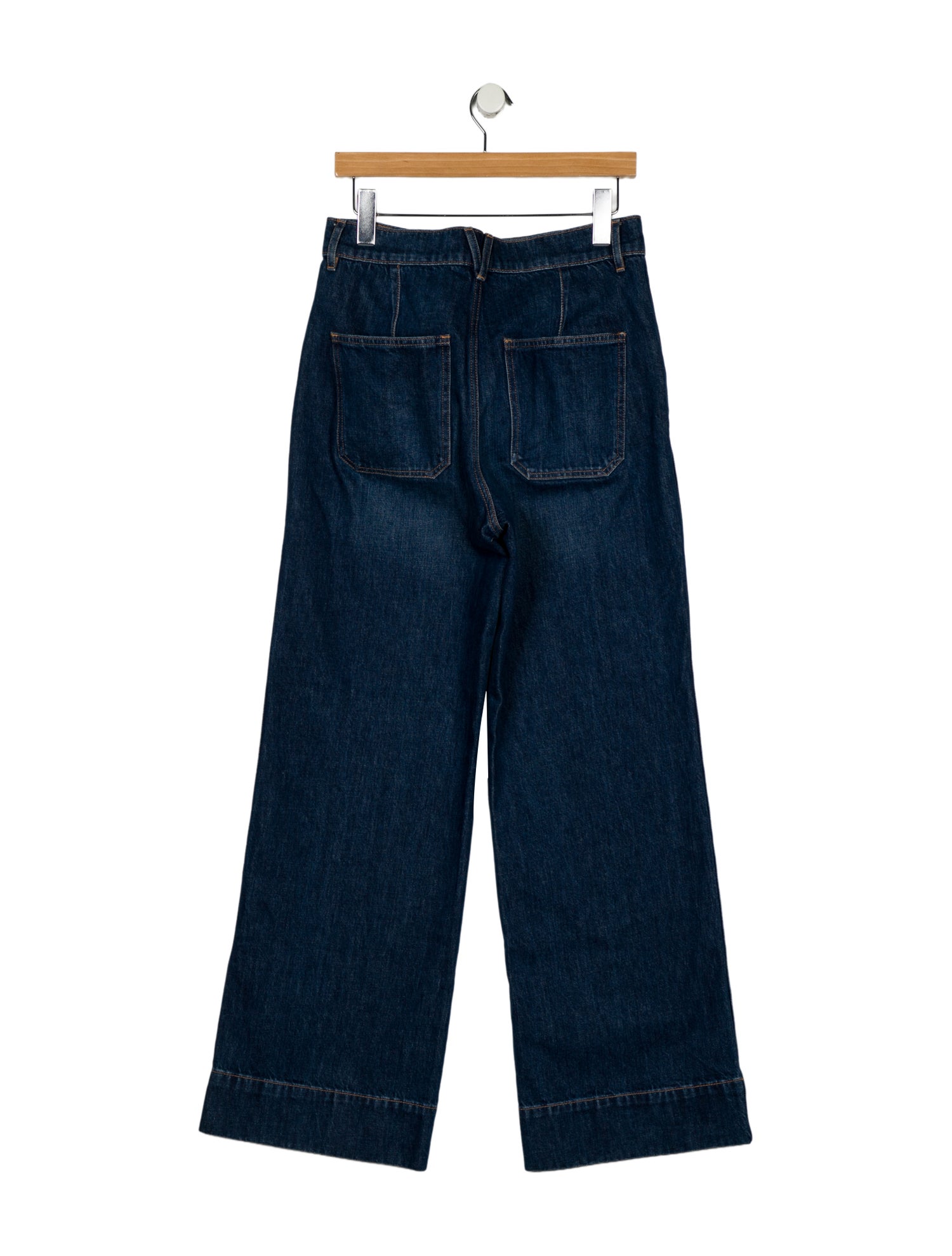 Veronica Beard High-Rise Wide Leg Jeans