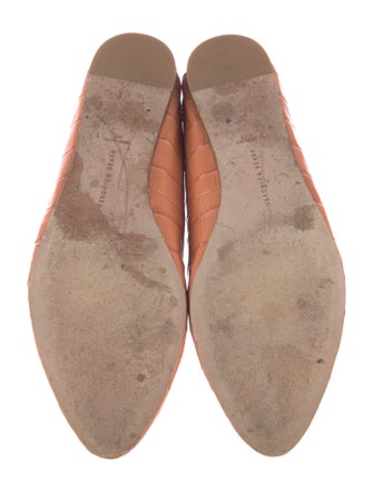 Veronica Beard Embossed Leather Loafers