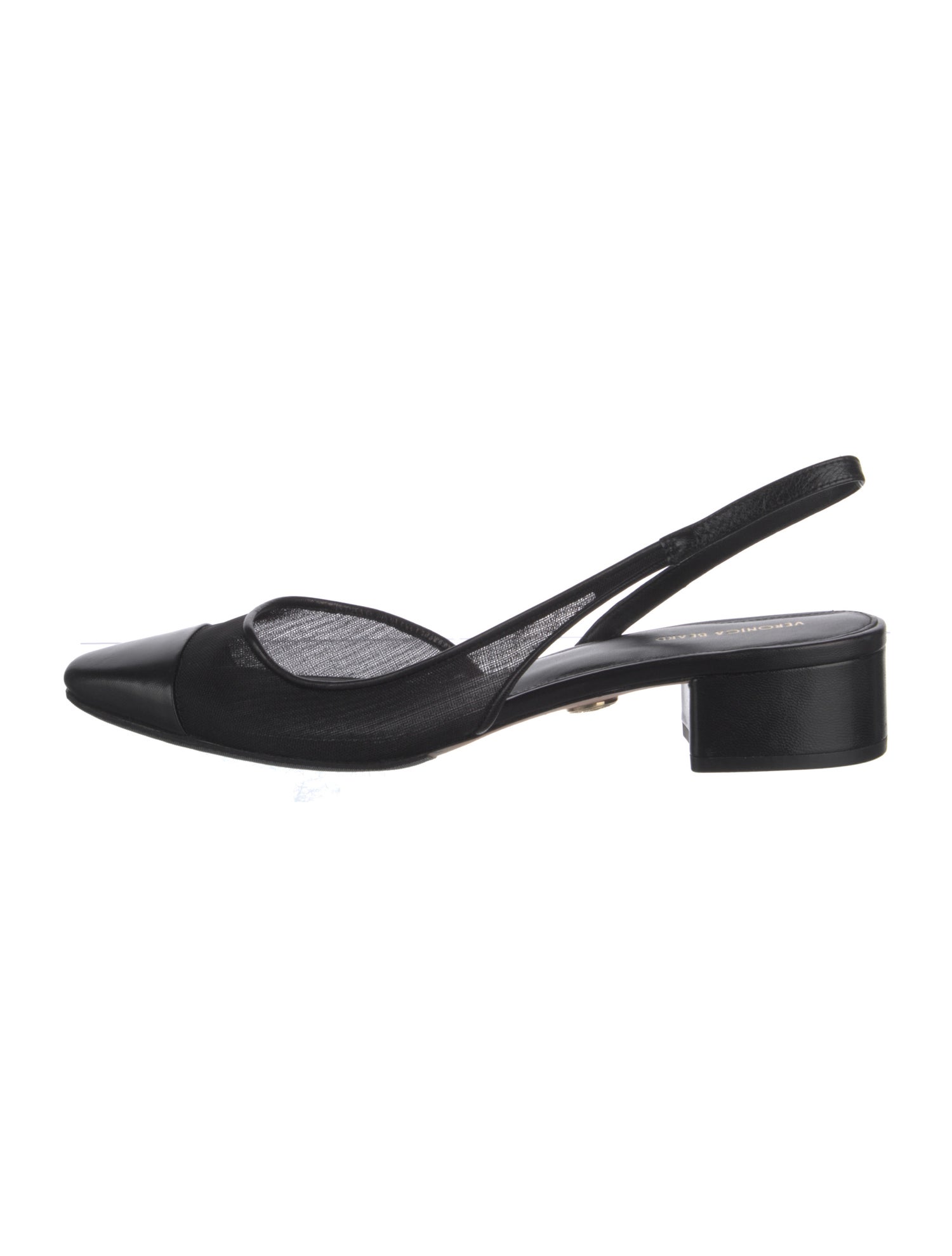 Veronica Beard Leather Slingback Flats