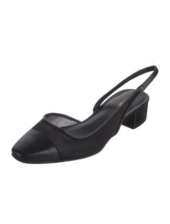 Veronica Beard Leather Slingback Flats