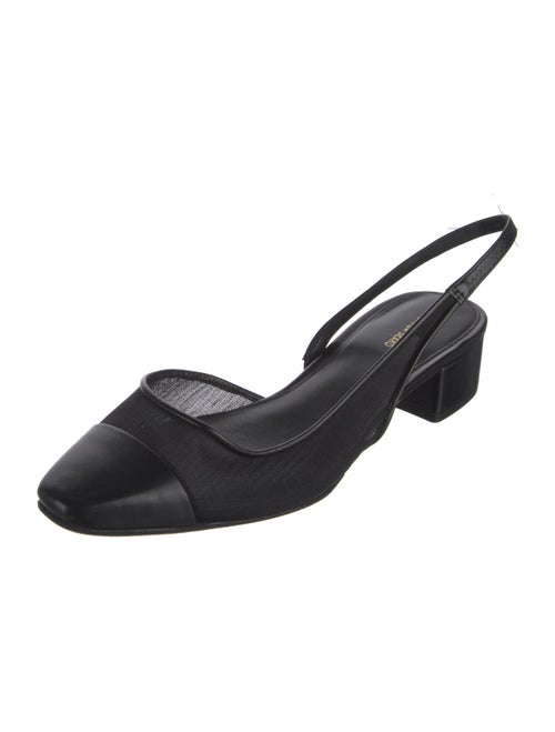Veronica Beard Leather Slingback Flats
